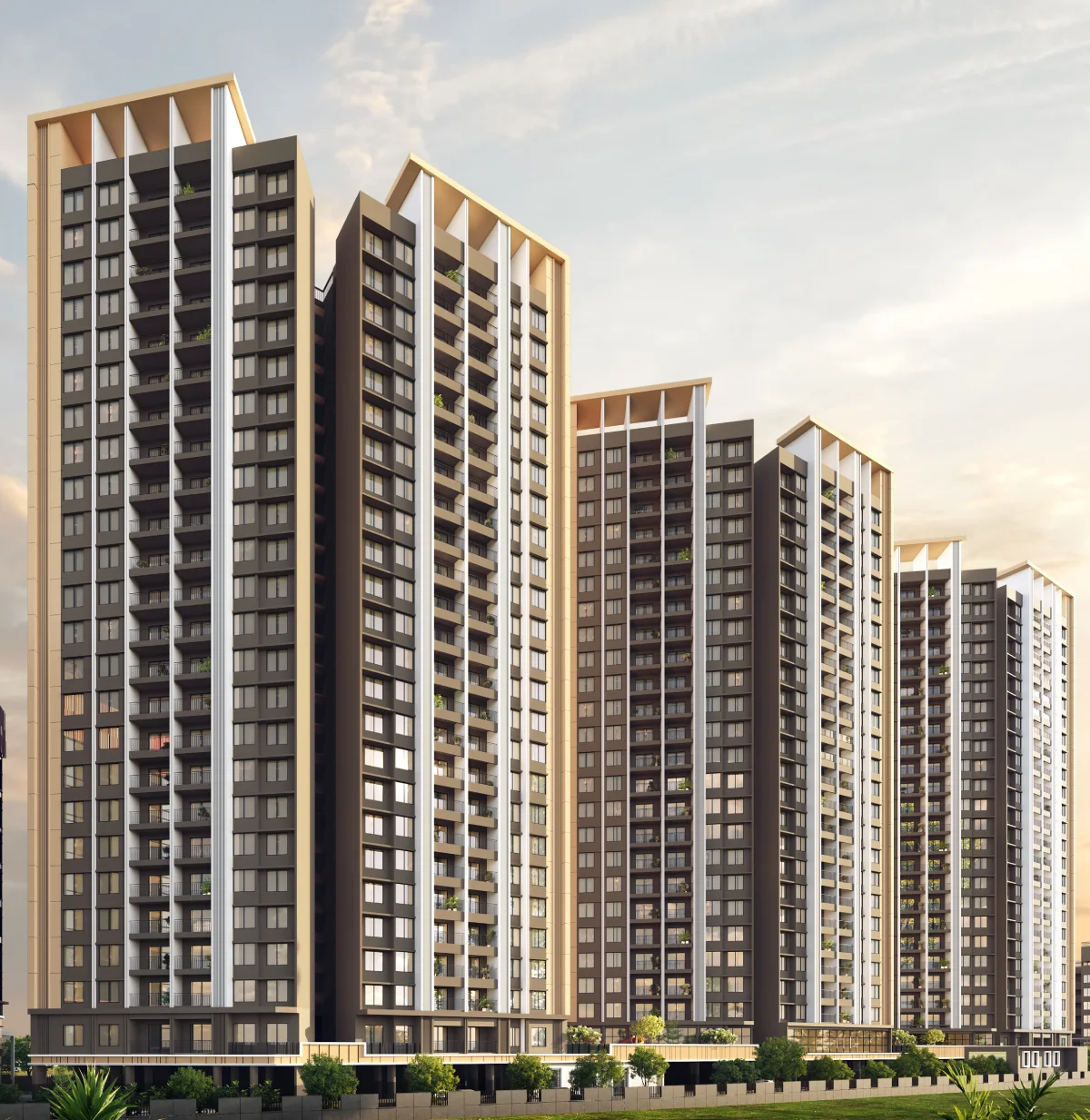 Eevva high rise towers